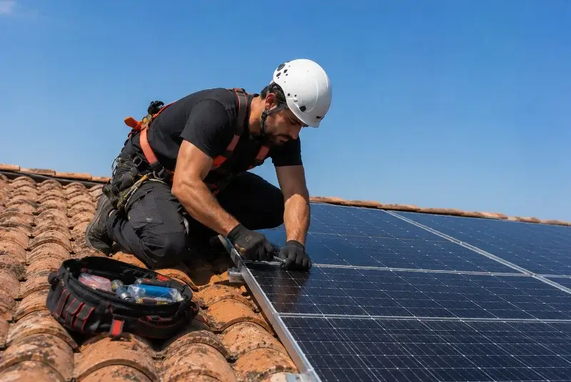 Maintenance et monitoring de panneaux solaires à Saint-Quentin-sur-Isère
